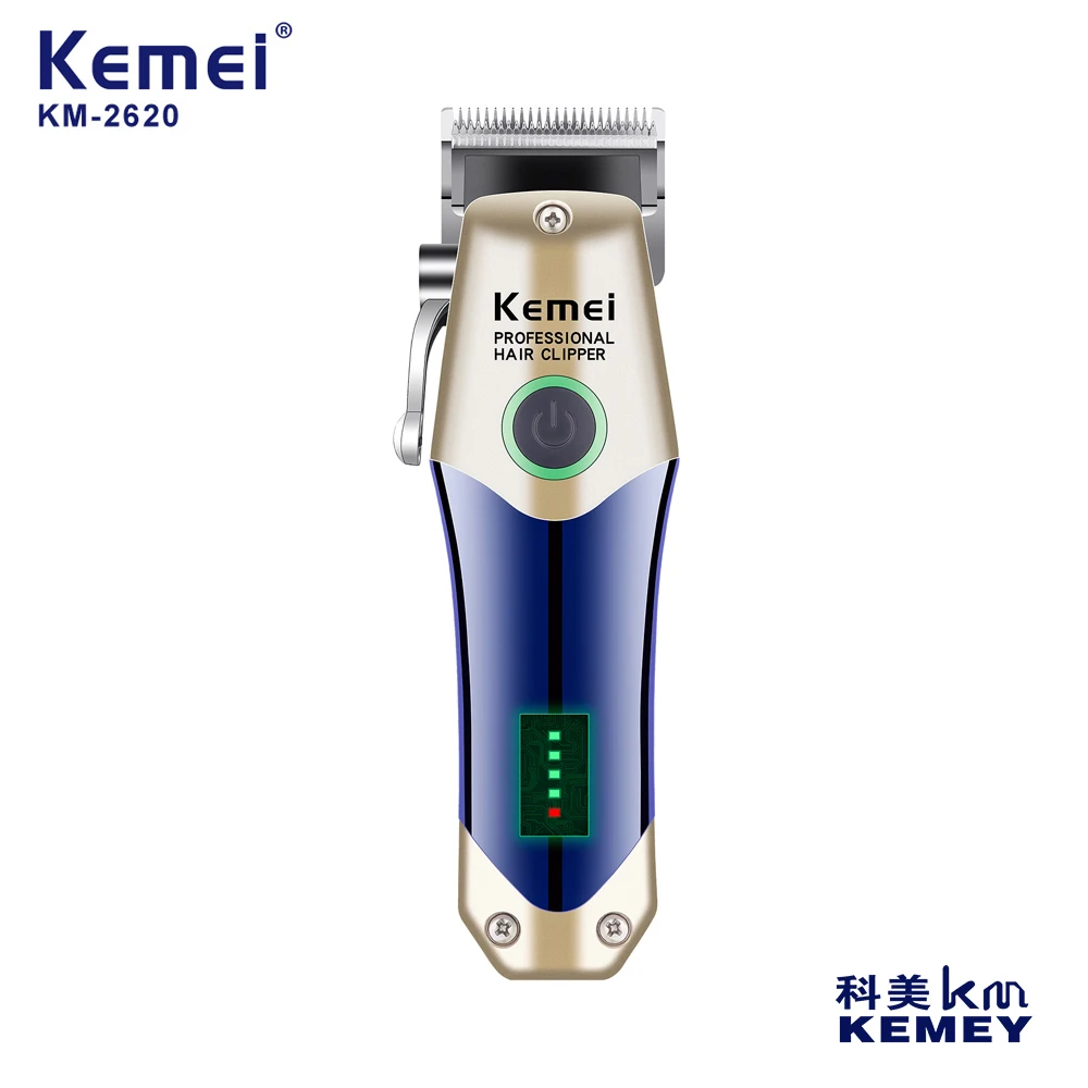 Kemei Professional Hair Cutting Machine High Endurance Automatic Grinding Oil Head Push Shear For Men Fast Charging Hair Salon push start button professional keyless abs ignition starter red switch for car кнопка старт стоп keyless start system старт стоп