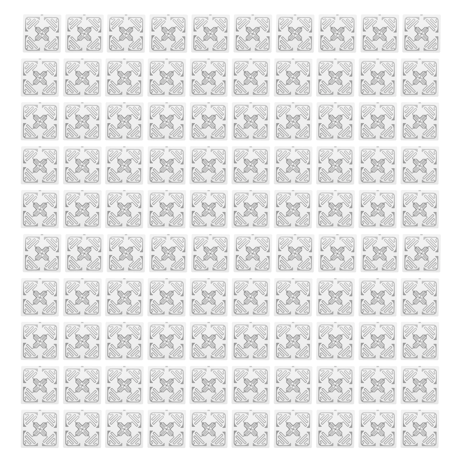 50x50mm 860-960MHz UHF RFID 전자 태그, 창고 자산 식별 관리 라..
