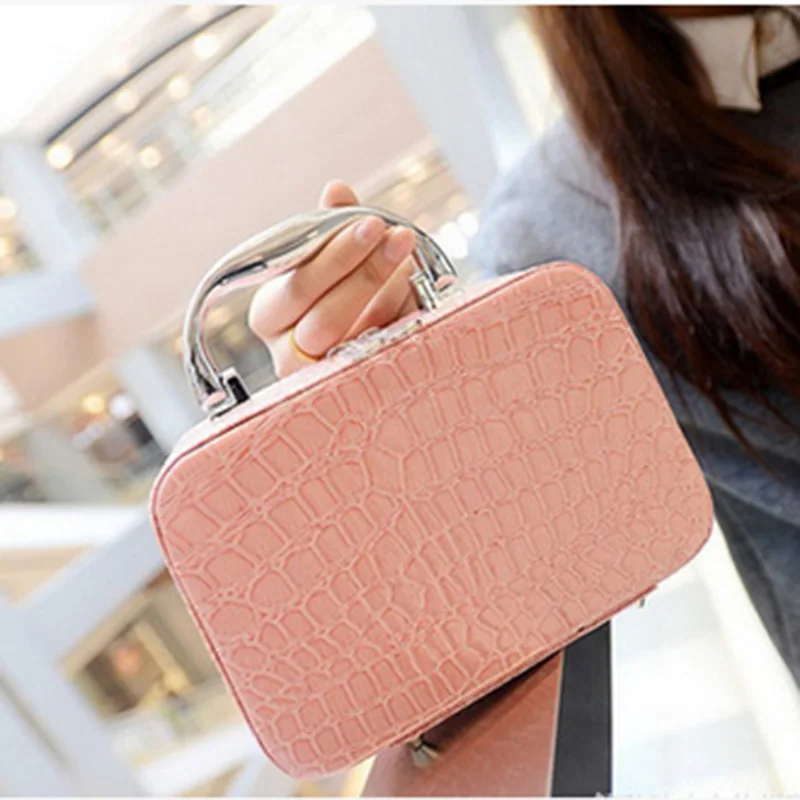 New Women Beauticians Makeup Case Cosmetic Bag High Quality Travel Organizer Beauty Box Cosmetics Jewelry Toolbox Holiday Gifts - 4