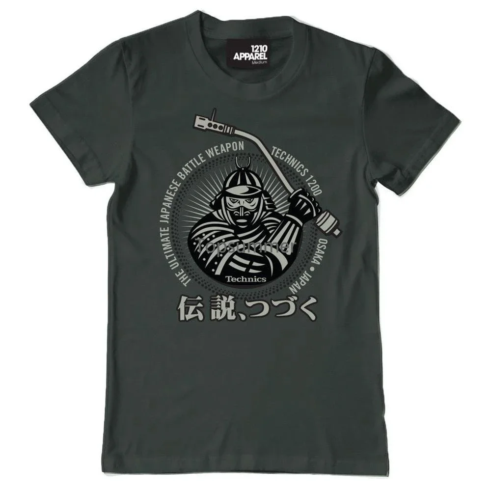 

Technics Dmc T-Shirt Samurai Dj New Fashion Brand-Clothing Hip-Hop Simple Splicing Tee Tops 3D Printed T-Shirts