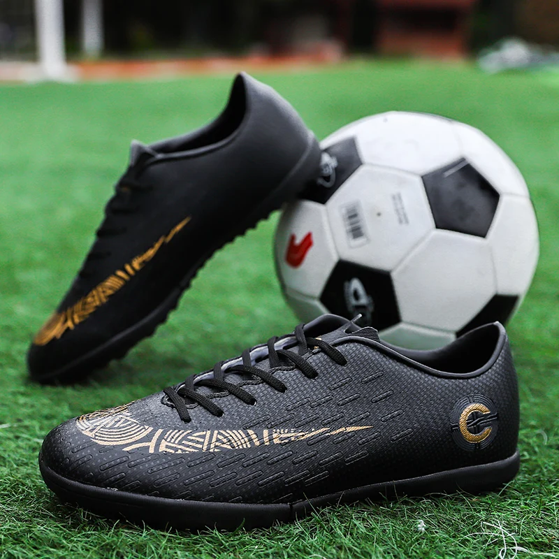 Boots Men's Outdoor Breathable Anti Slip Five-a-side Football Training Shoes_voghion.com