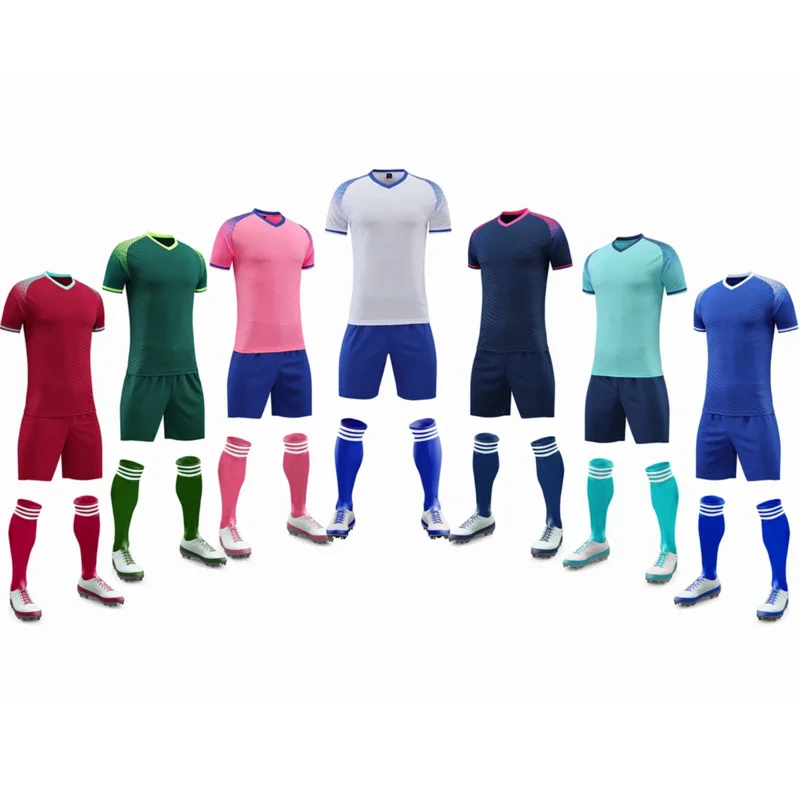 Football jersey set for men's matches, training team jersey, children's adult sports jersey, football men's and women's short sl