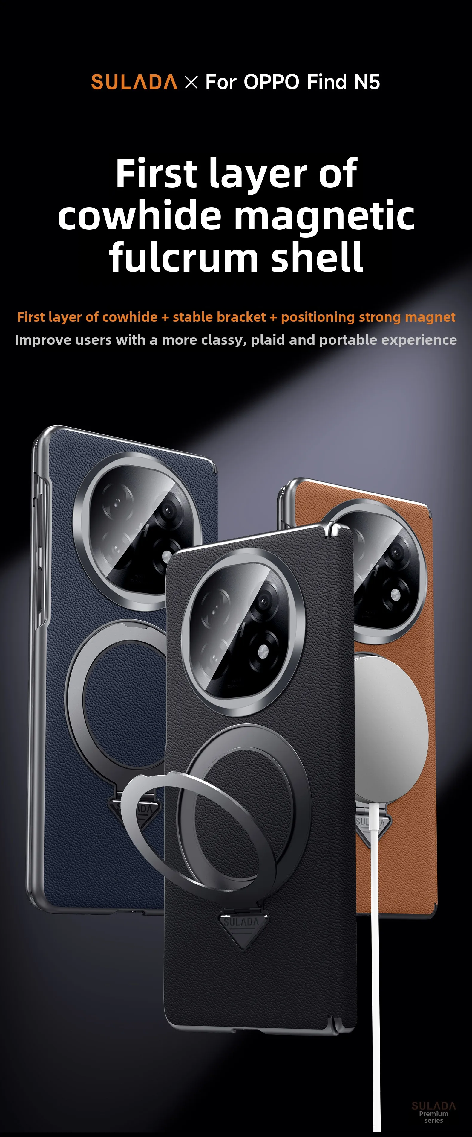 OPPO Find N6 Kevlar Magnetic Handle MagSafe Case with Hinge Protection by SULADA 14 OPPO Find N6 Kevlar Magnetic Handle MagSafe Case with Hinge Protection by SULADA 2