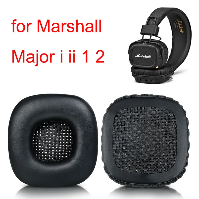 Almohadillas de repuesto para auriculares Marshall Major i ii, piezas de  reparación, negro, marrón, blanco, Bluetooth - AliExpress