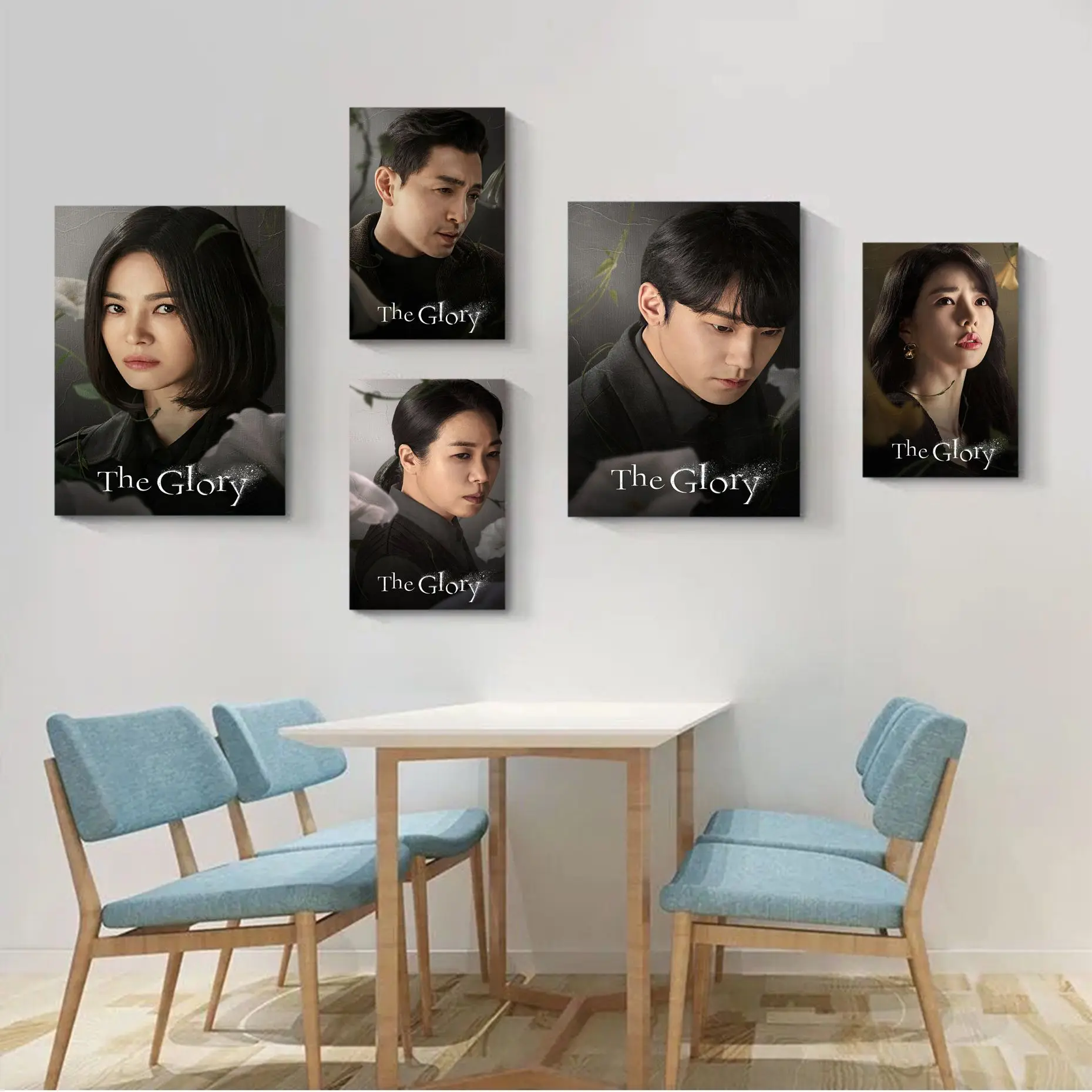 

Hot The Glory 2 TV Show Korean Anime Posters Sticky Waterproof Paper Sticker Coffee House Bar Posters Wall Stickers
