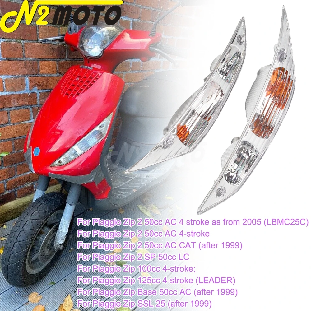 Moto Scooter Indicatore Di Direzione Anteriore E4 Emark Per Zip 125 2 Sp 50Cc 100Cc 125Cc Ac Lc 4 Tempi Da 2005 Ssl 25 Dopo Il 1999