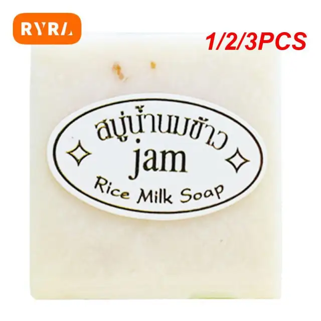 1/2/3PCS Nourishing Formula Thailand Wholesale Nourishing Youthful Glow Thailand Jam Rice Milk Soap