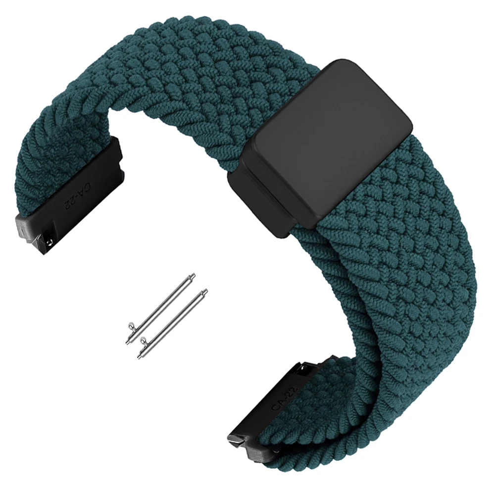 Magnetic Braided Loop Nylon Strap - 20mm/22mm Bracelet