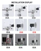 Fish tank CO2 solenoid valve Regulator generator control waterproof flame retardant single and double head CO2 solenoid valve 6