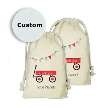 LITTLE RED WAGON 호의백, 20 개의 커스텀 호의백 세트, 레드 왜건, 라디오 플라이어 왜건 파티 테마, 빈티지 키즈 파티, 유아