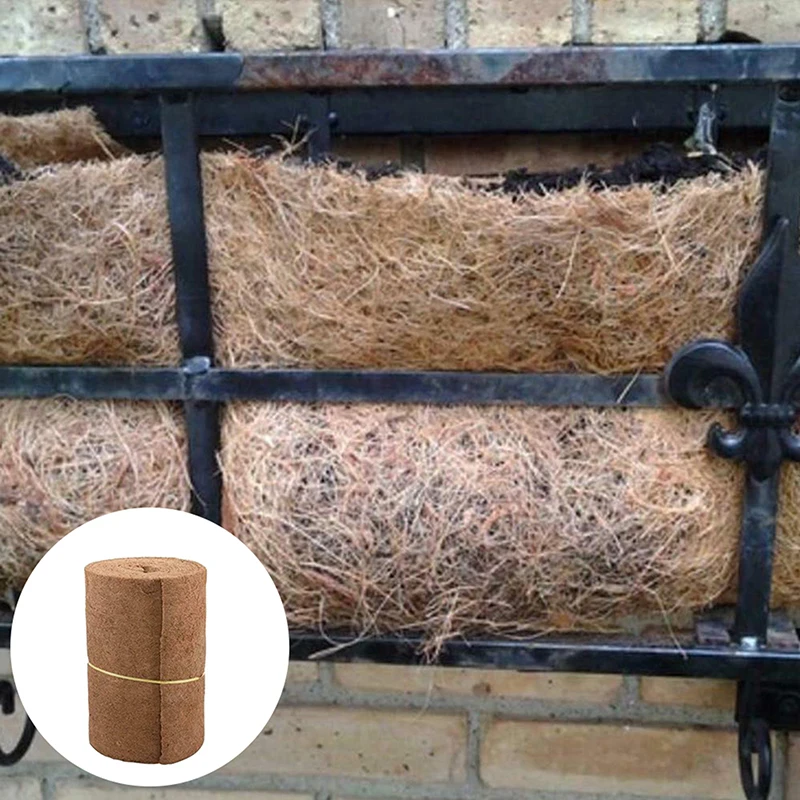 Description Picture 5 of itemCoconut Liner Sheet Coco Plant Fiber Roll Natural Carpet Mat Reptile Bedding Supplies Winter Insulation Flowerpot Basket Supply