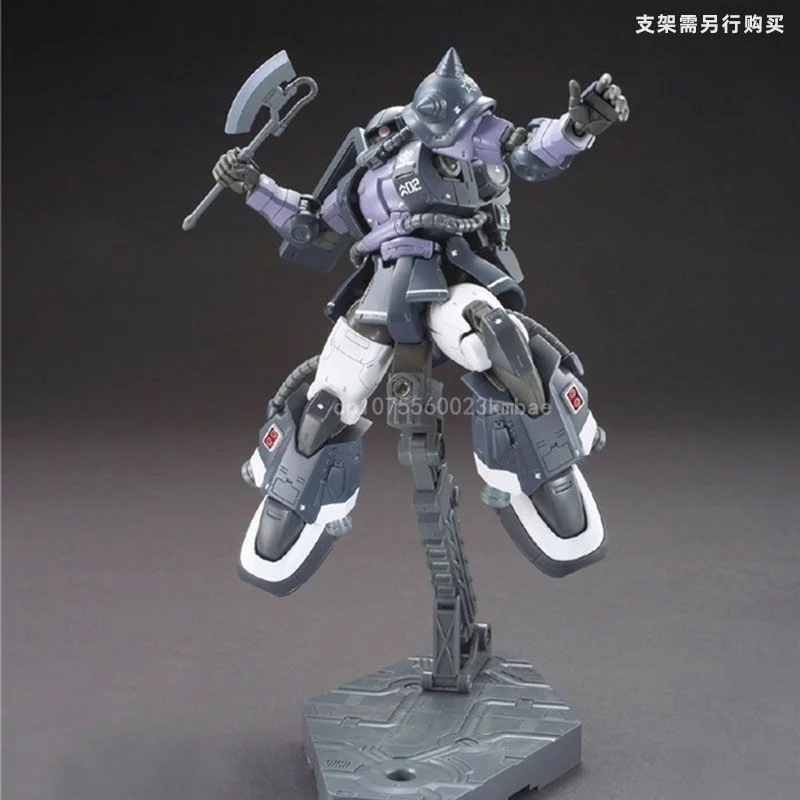 Hg 피규어 Ms-06r-1a Zaku 2 높은 이동성 유형 액션 피규어, 1/144 조립 모델 PVC 컬렉션 룸 장식, 어린이 선물