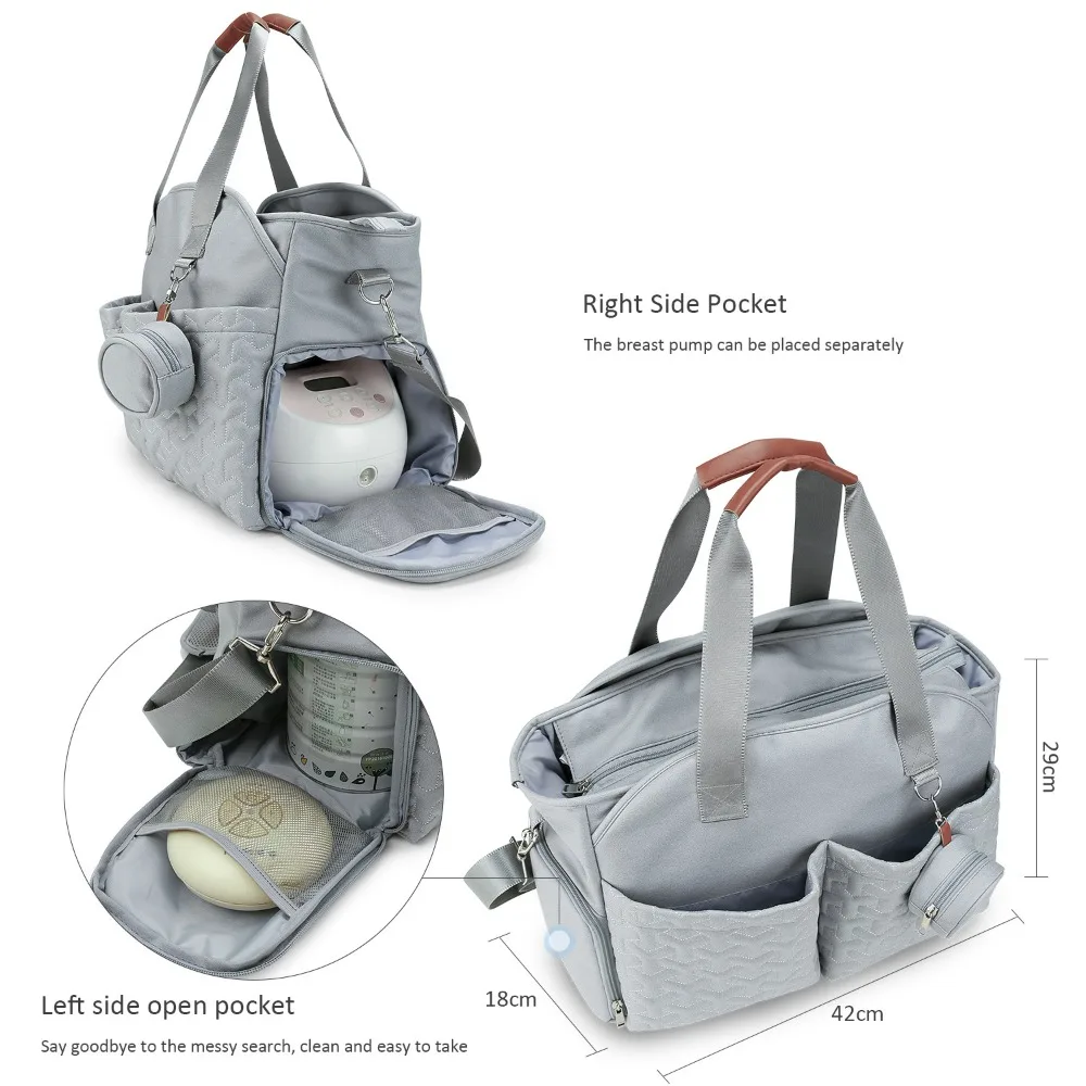 Mummy Bag Baby Diaper Bag Nappy Bag Waterproof Travel Baby Diaper Bags for Mom Stroller Mommy Maternity Totes Shoulder Bags 3