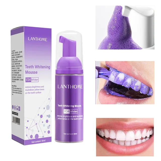 New V34 Toothpaste Mousse: Whiten Your Teeth for a Healthier Smile!