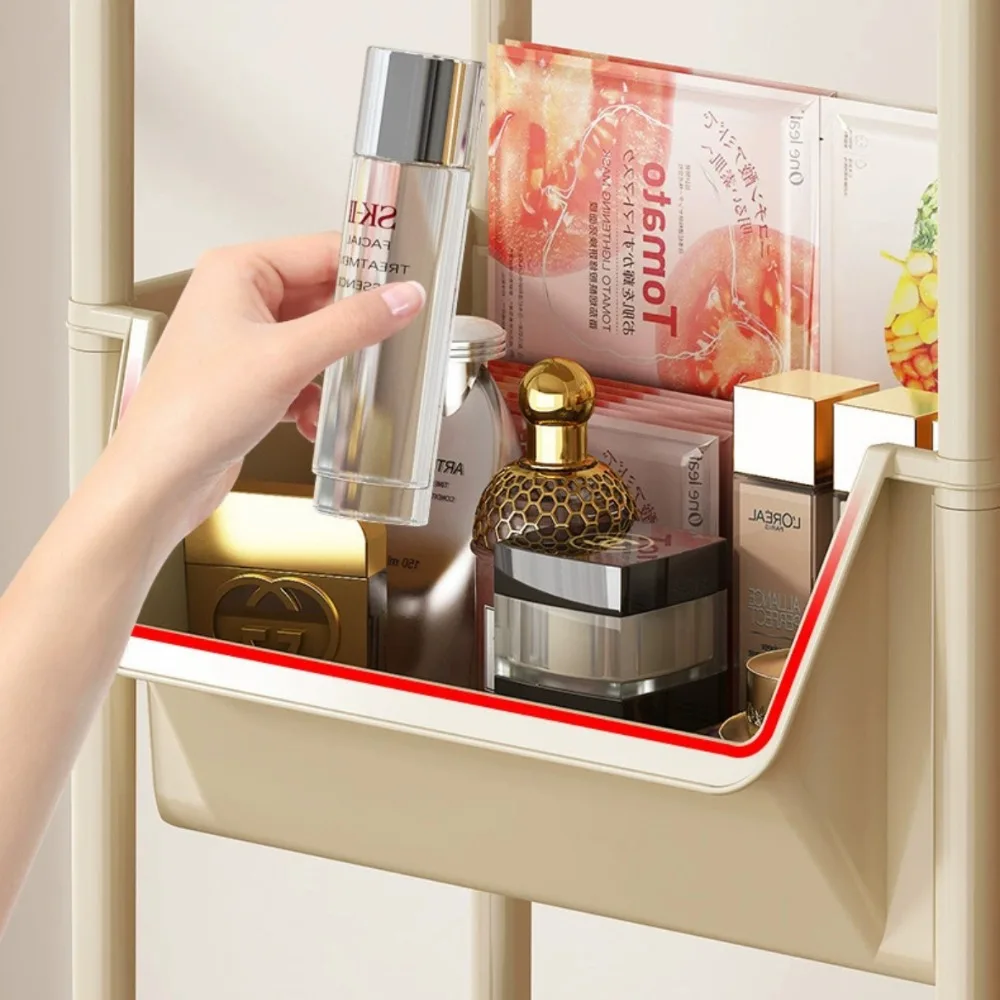 Trolley Bookshelf Multifunctional Cart With Wheels Rack Kitchen Storage Slit Storage Kitchen Slit Home Organizer