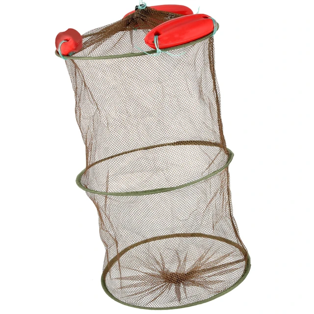 Metallic Line Fish Mesh Basket Fishing Supplies Catching Net Cage Guard  Collapsible Netting - AliExpress