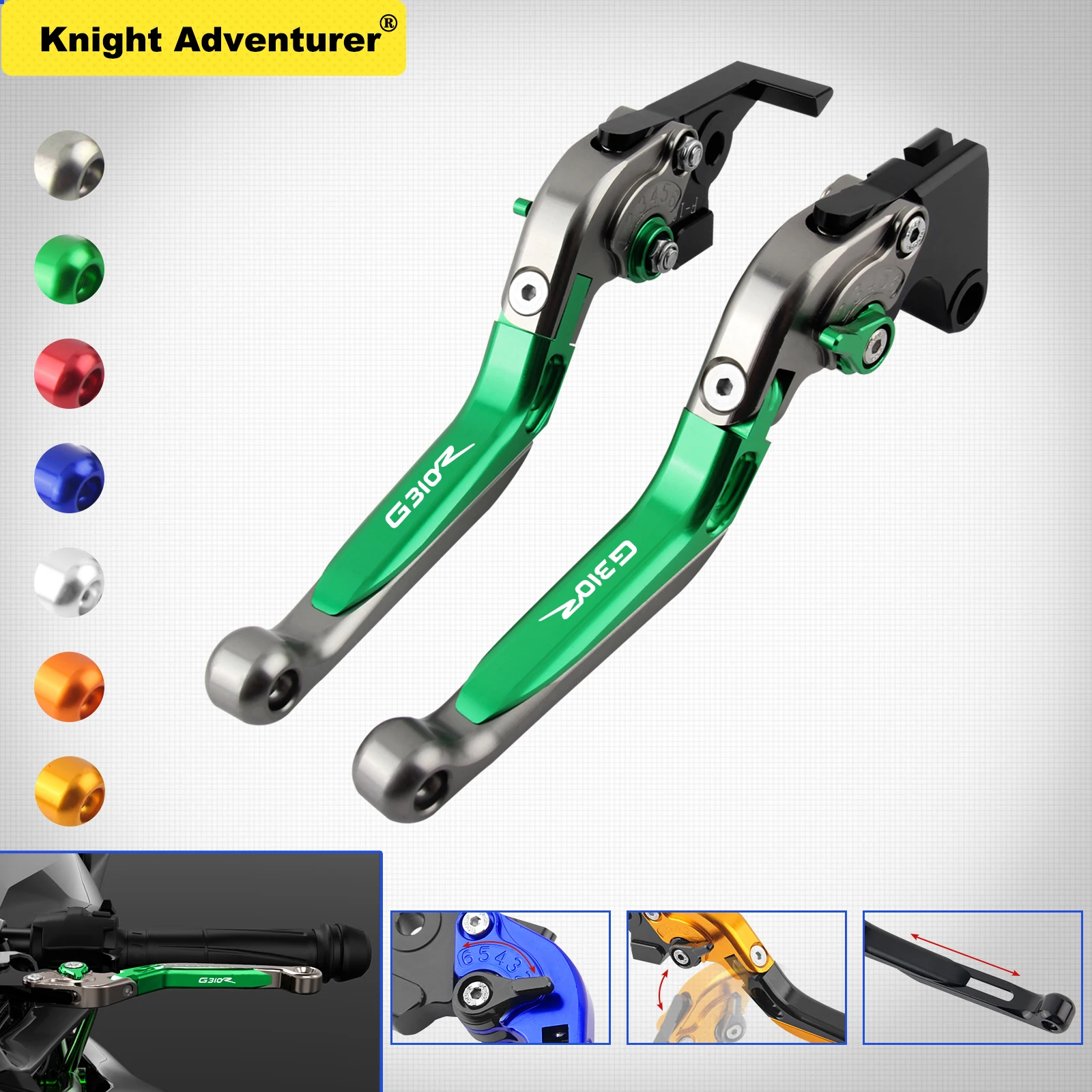 For BMW G310R G310 R 2017-2021 Motorcycle Foldy extendable Brake