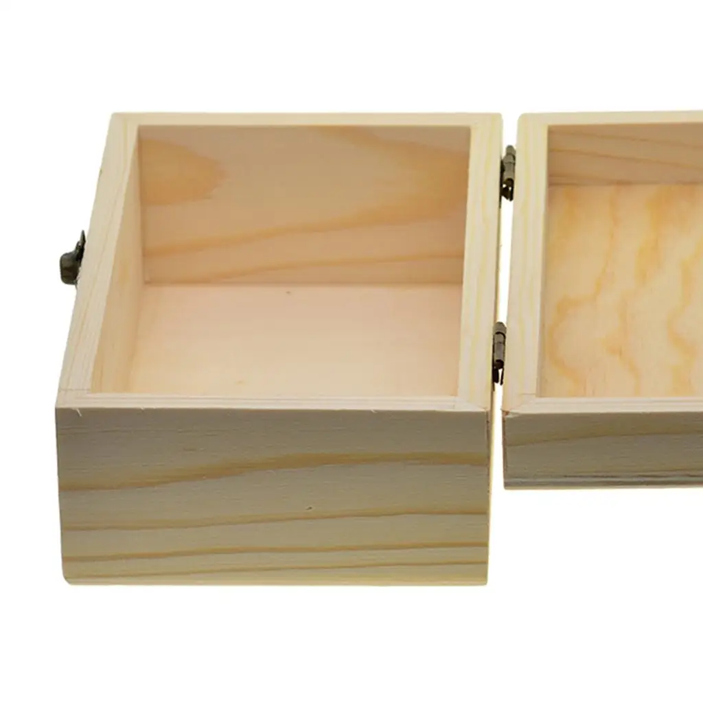 Large Storage Wood Box Case for Jewel Small Gadget Gift Memory Keepsake for necklace bracelet bangle earrings charms 15cm