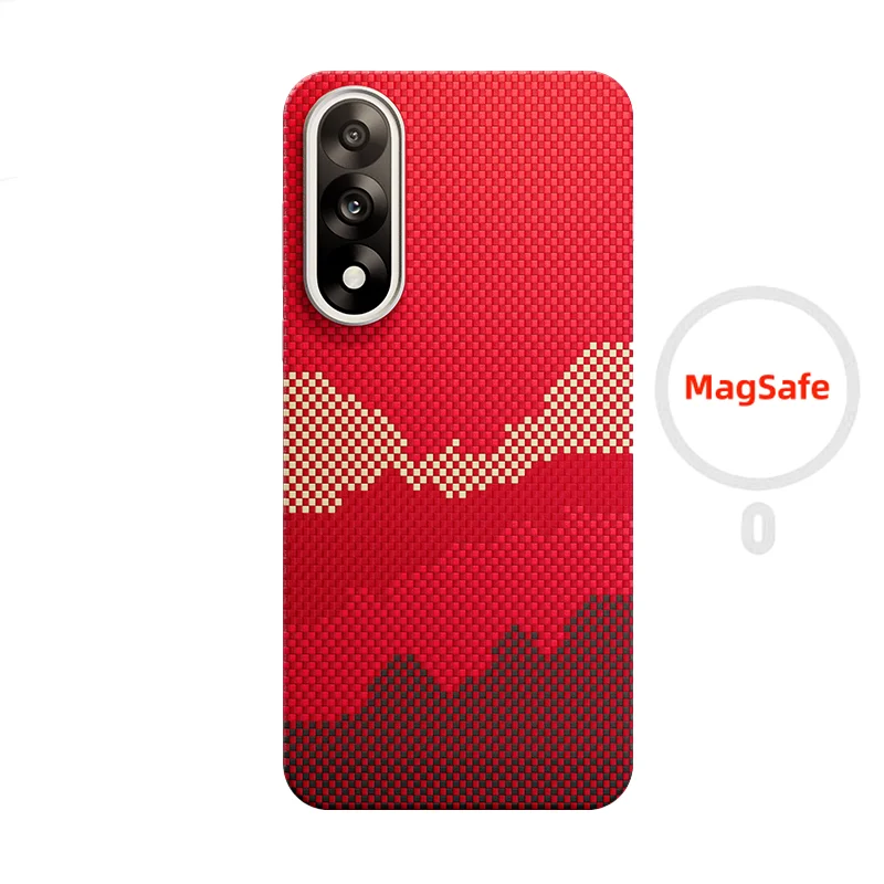 Ultra-Thin Black Kevlar Aramid Fiber Magnetic Protective Case – Slim & Lightweight