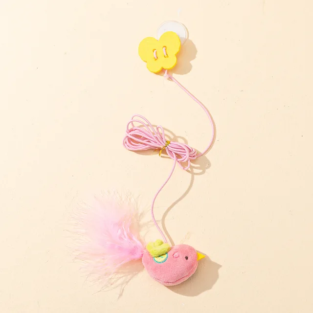 Interactive Cat Toy Hanging Simulation Bird Insects Funny Self-hey Toys for Kitten Playing Teaser Wand Games Cat Supplies кошек Interactive Cat Toy Hanging Simulation Bird Insects Funny Self-hey Toys for Kitten Playing Teaser Wand Games Cat Supplies кошек