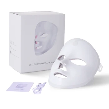 Wireless LED Face Mask Light Therapy Tightening Dark Spot Whitening Anti Aging Skin Rejuvenation Collagen Photon Smooth for SPA 1