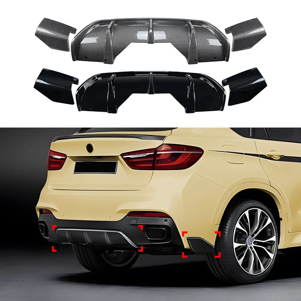 

Задний диффузор для BMW X6 F16 2015-2019 M Sport MP