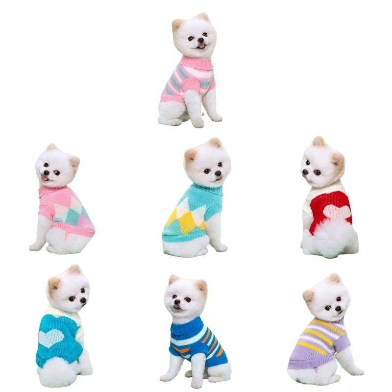 고양이 의상 스웨터 애완 동물 옷 사진 촬영 소품 2다리 개 복장 따뜻한 스웨터