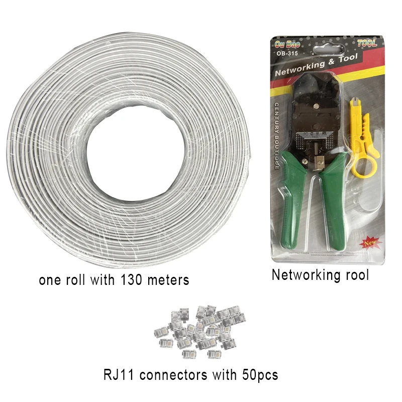 EXCELLTEL PBX ACCESSORY Telephone Cable telephone RJ11 Connector Telephone Networking Rool