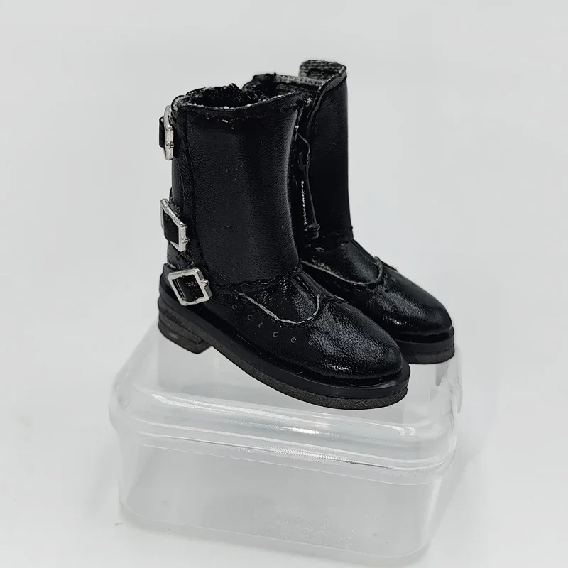 Blythe Puppe Schuhe Stiefel Legging für Azone Socke OB23 OB24 Puppe Schwarz Weiß Spitzenstrumpf – Detail 17