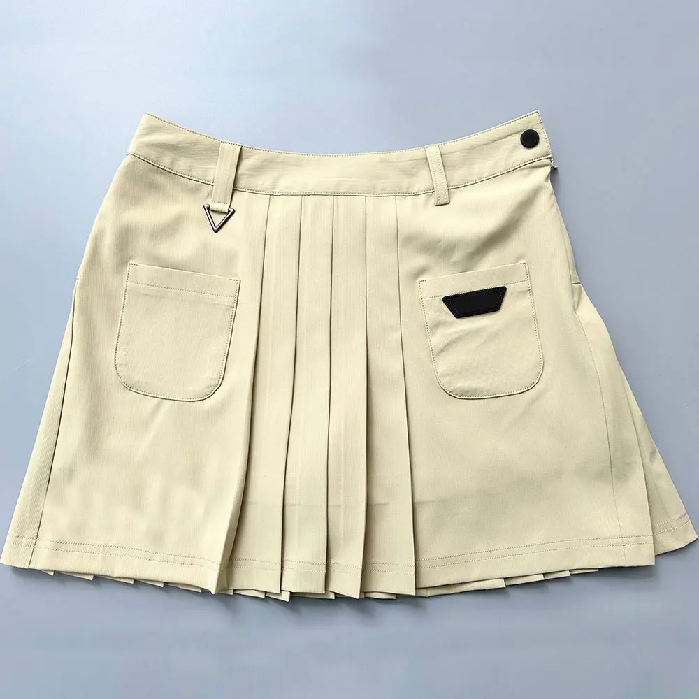 new women's golf short skirt outdoor sports half skirt pleated skirt, comfortable, quick drying, sports,