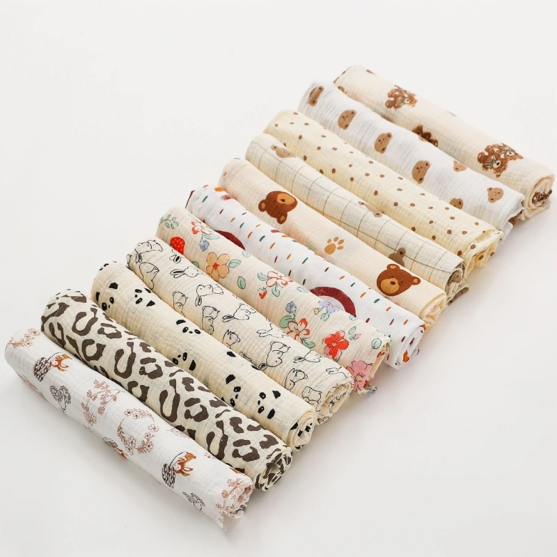 Baby Blanket Muslin Cotton Baby Blanket Multipurpose Lightweight & Breathable Wrap Babies Shower Present