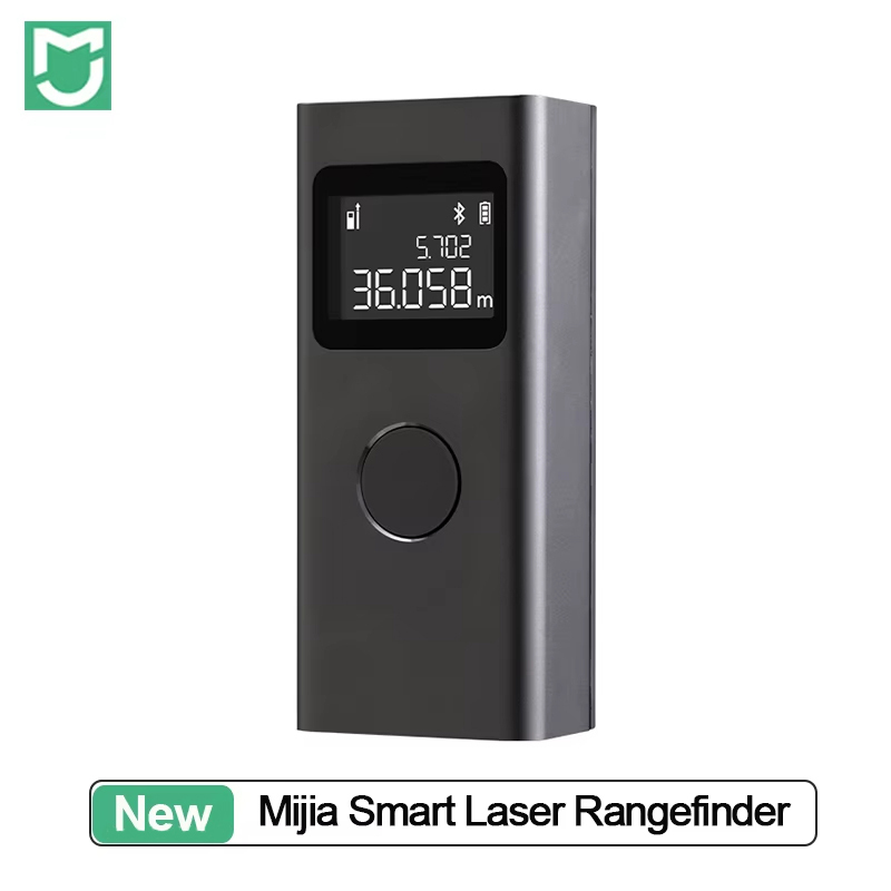 New Xiaomi Mijia Smart Laser Rangefinder 40m Laser Ranging 3mm High Precision Distance Meter Portable Measuring Tool Mi Home APP