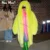 Women Luxury Brand Runway Fashion Long Hooded Faux Fur Coat Jacket Ins Nicki Minaj Neon Green Chunky Overcoat Outerwear