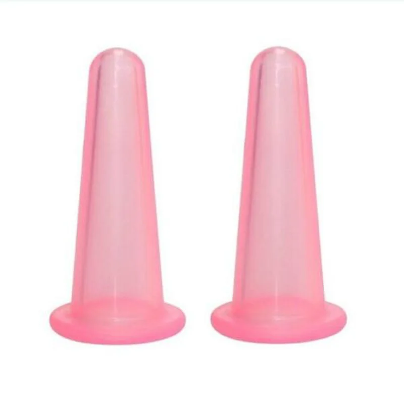 2pcs Health Care Facial Silicone Cans Cupping Cups Lifting Massage Chinese Cupping Set Small Mini Eye Cup Vacuum Cups Popularity 3