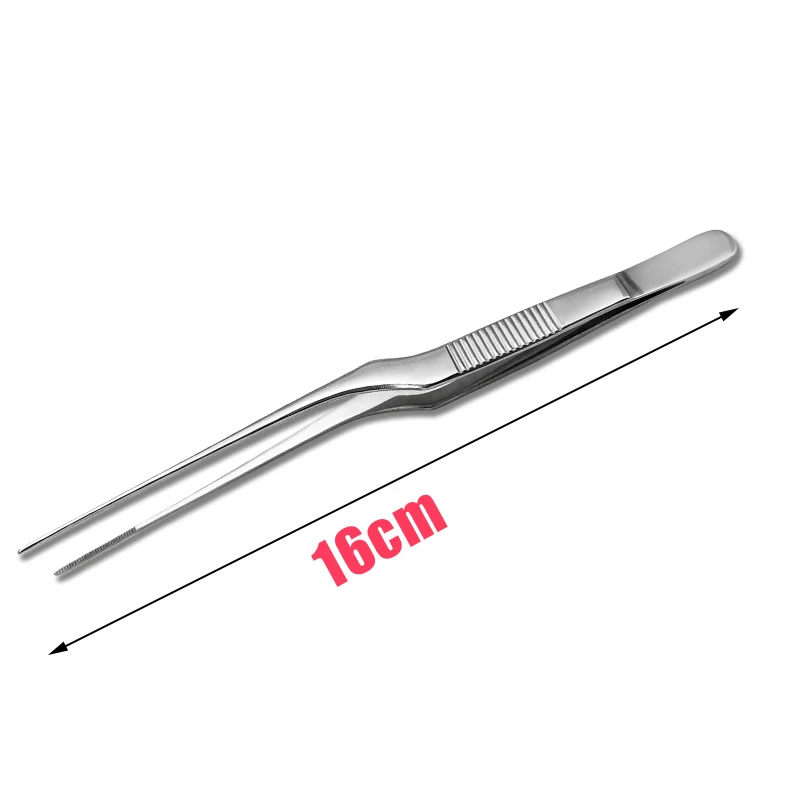 1 Piece Ear Nose Earpick Wax Removal Forceps Angled Clamp Nasal Tool Curved Earwax Tweezers Clip Eyelash Remover Cleaner Tweezer 6