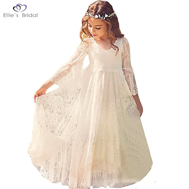 Buy Sittingley Fancy Flower Girl Dress Girls Holy Communion Dresses for  Wedding Pageant 1-12 Year Old Online at desertcartINDIA