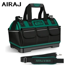 AIRAJ 2022 New Electrician Tool Bag 1680D Oxford Cloth  Wear-resistant Multi-Pocket Waterproof Anti-Fall Storage Bag Hand bag