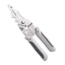 Multifunctional Electrician's Wire Stripper & Crimping Tool (Silvery)