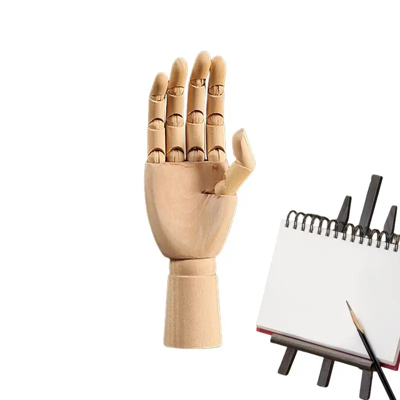

Wooden Hand Manikin Wooden Mannequin Hand Artist Model Flexible Joints Artist Manikin Wood Model For Sketching & Painting