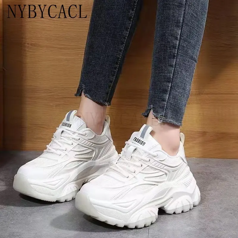 New Women Breathable PU Leather Sneakers Running Flat Shoes Sport Shoes Breathable Casual Shoes Women Chaussure Femme Sapatos