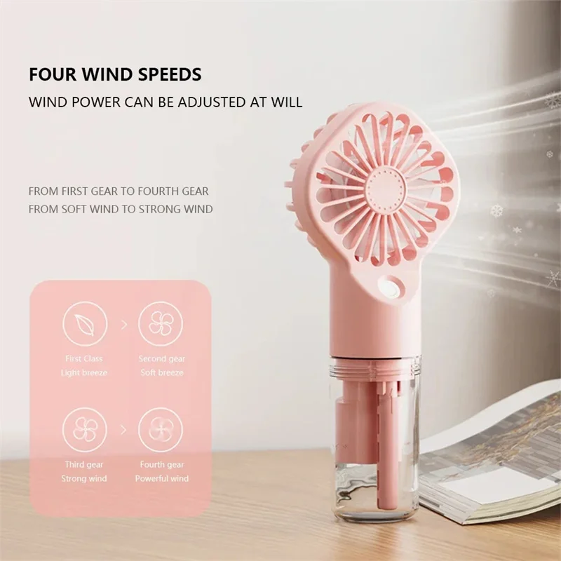 Handheld Mini Air Conditioner USB Rechargeable Portable Humidifier Mist Cooler Cooling Spray Humidifier Fan For Home/Office/Dorm 5 S358ba91e513f458680a4d37e5588c788V