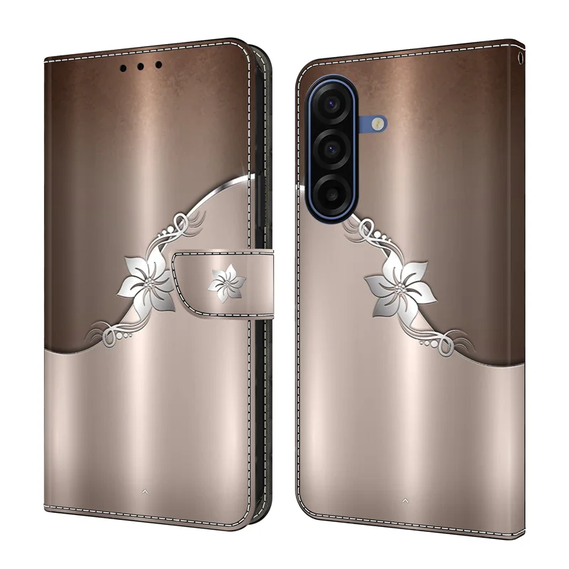 Elegant Leather Flip Wallet Phone Case with Magnetic Stand - Cute Design