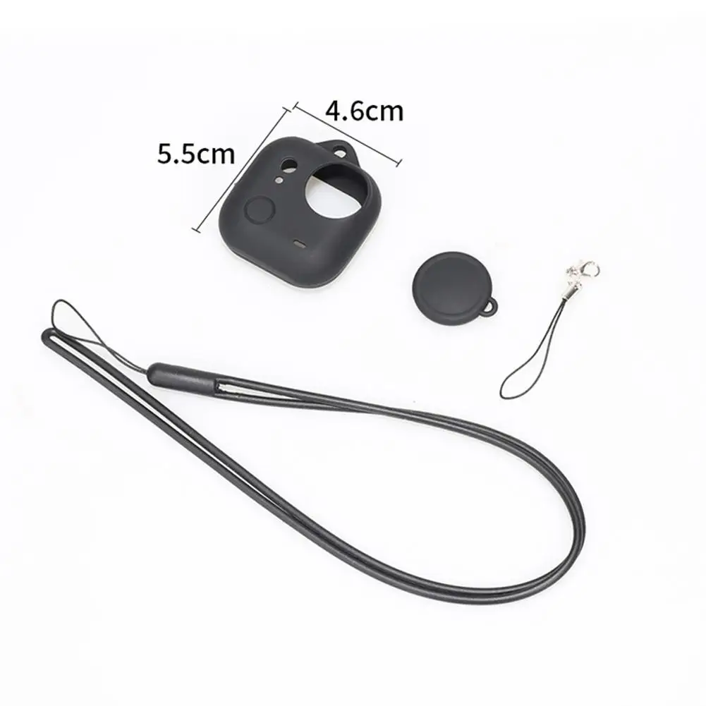 Silicone Protective Cover with Hand Strap - Durable Anti-Drop Camera Lens Case