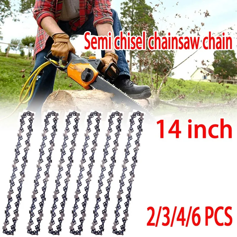 14 Inch 3/8" LP 52 Drive Link chainsaw chain Electric Saw Accessory Replacement
