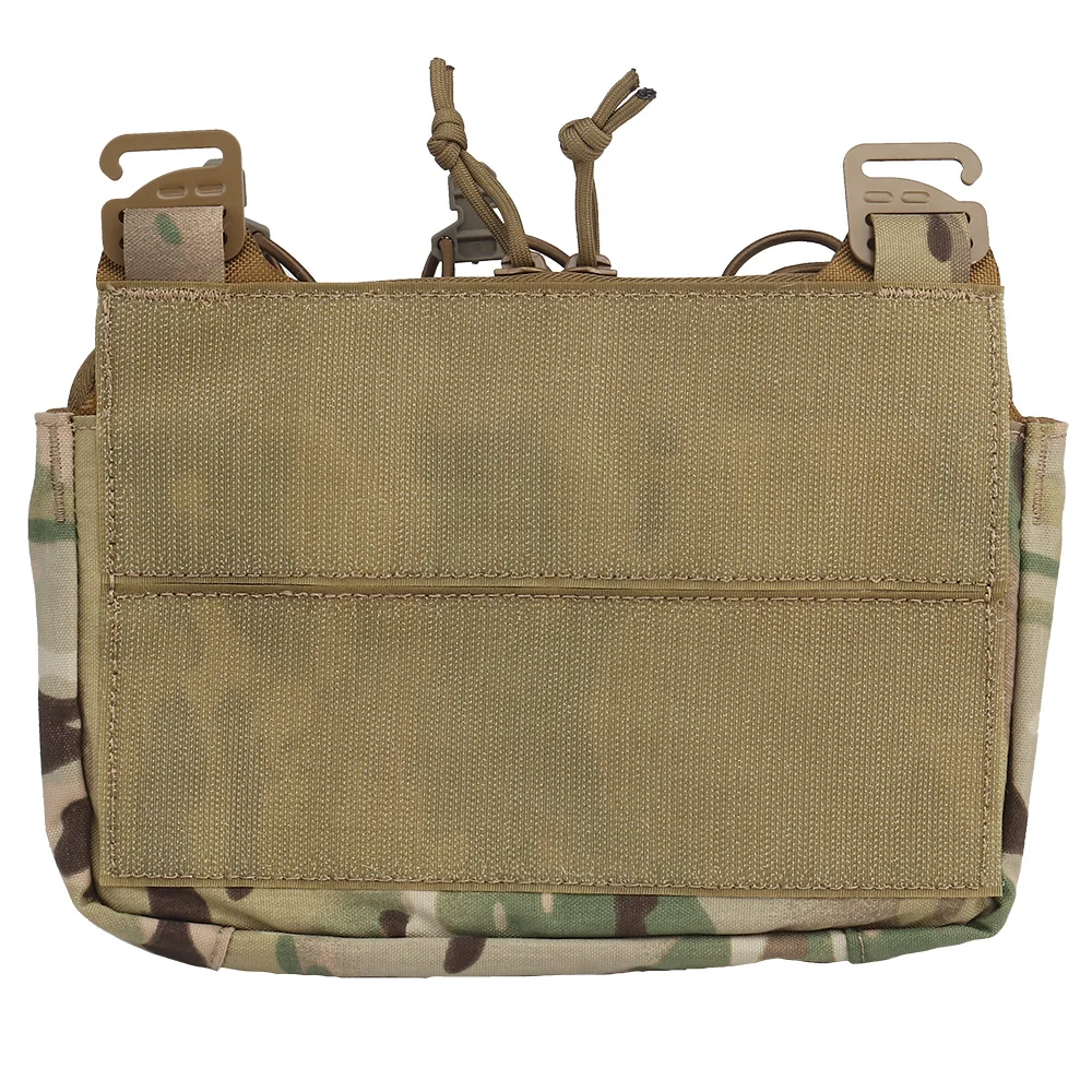 Tactical DOPE Front Flap Double Stack Abdominal Fanny Pack Triple Magazine Pouch Insert Kangroo Pouch FCPC Accessories