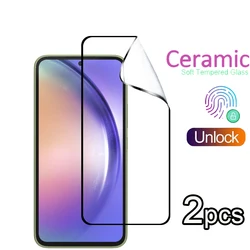 Premium Ceramic Glass Soft Screen Protector - 2 pcs Ceramic Film (A54)