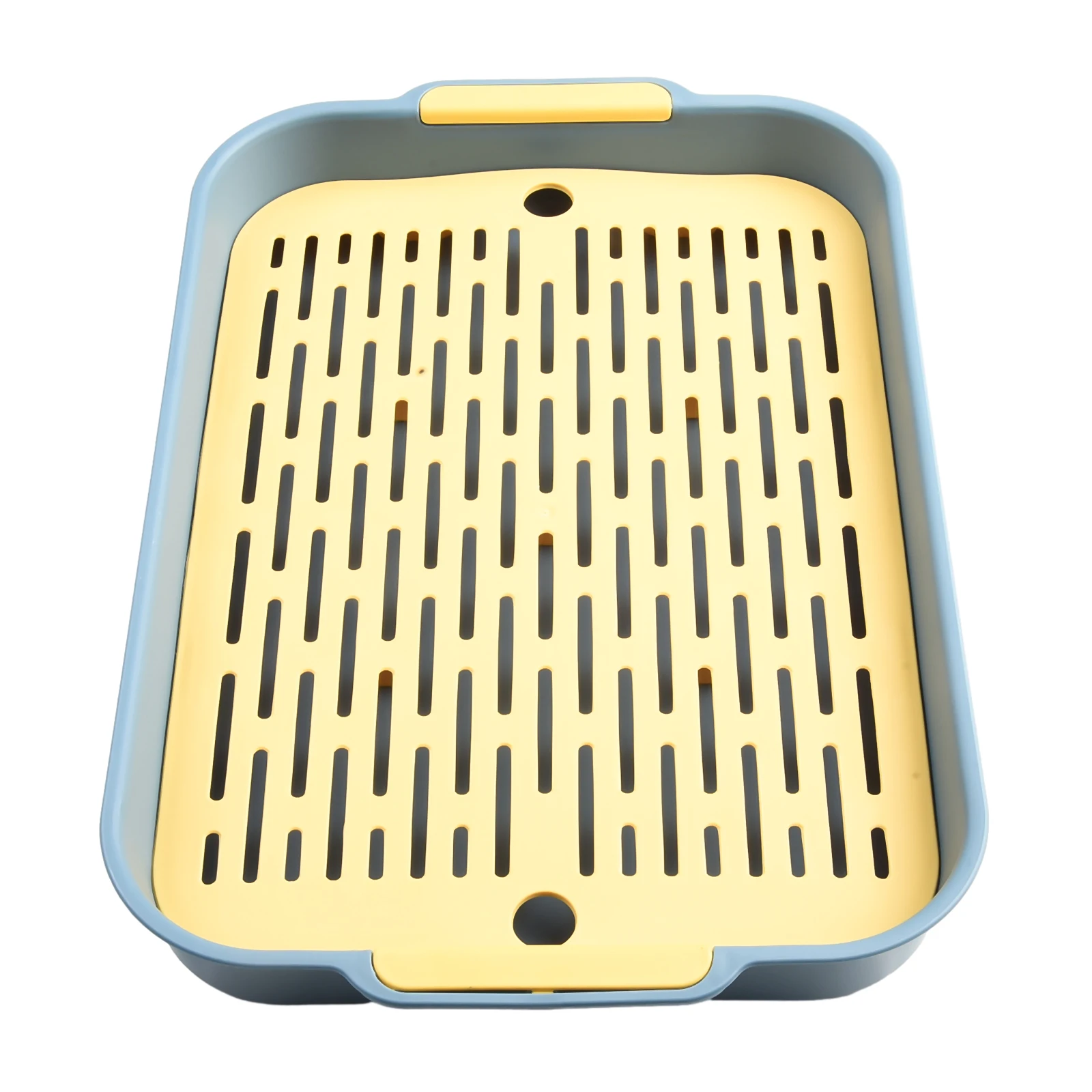

Rabbit Litter Box Small Pet Toilet Tray Guinea Pig Litter Tray Toilet Box Plastic Grid Pet Waste Station Rectangular Toilet
