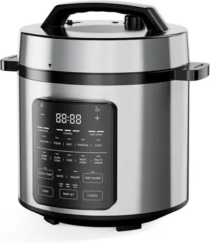 12-in-1 Electric Pressure Cooker 6QT – Stainless Steel Multi Cooker 1