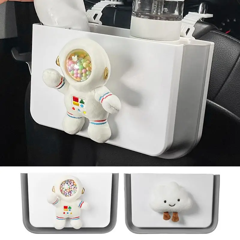 

Органайзер на заднее сиденье автомобиля, милая мультяшная Автомобильная мусорная корзина, съемная задняя часть сиденья автомобиля, органайзеры для автофургона, грузовика, герметичное хранилище для