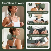 4D wireless neck and shoulder kneading massager